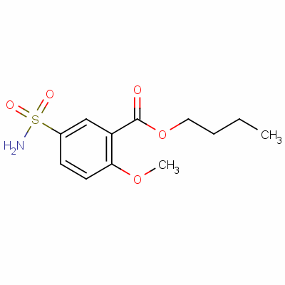 53371-99-6  butyl 5-sulphamoyl-o-anisate