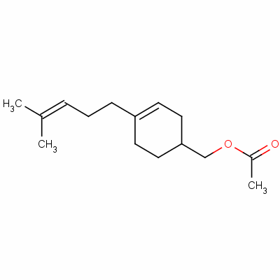 53889-39-7  4-(4-methylpenten-3-yl)cyclohex-3-ene-1-methyl acetate