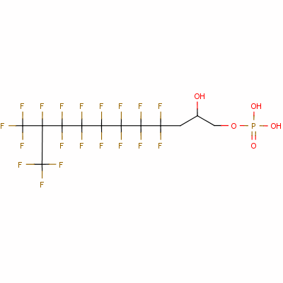 54009-73-3  4,4,5,5,6,6,7,7,8,8,9,9,10,11,11,11-hexadecafluoro-2-hydroxy-10-(trifluoromethyl)undecyl dihydrogen phosphate