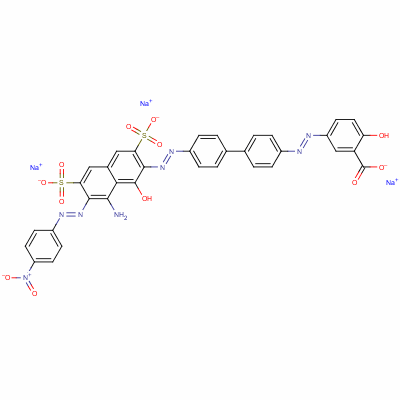 5422-17-3  trisodium 5-[[4'-[[8-amino-1-hydroxy-7-[(p-nitrophenyl)azo]-3,6-disulphonato-2-naphthyl]azo]-4-biphenyl]azo]salicylate