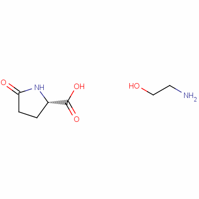 54243-74-2  5-oxo-L-proline, compound with 2-aminoethanol (1:1) 54243-74-2  5-oxo-L-proline, compound with 2-aminoethanol (1:1)