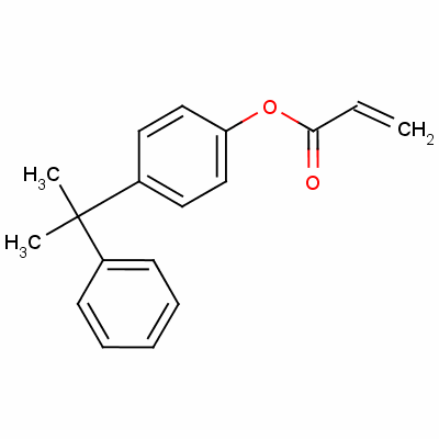 54449-74-0  4-(1-methyl-1-phenylethyl)phenyl acrylate