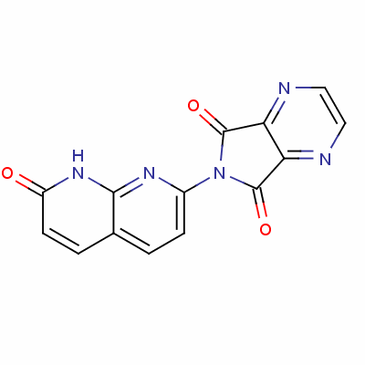 55112-94-2  6-(7,8-dihydro-7-oxo-1,8-naphthyridin-2-yl)-5H-pyrrolo[3,4-b]pyrazine-5,7(6H)-dione
