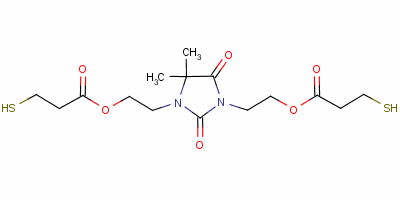 55250-78-7  (4,4-dimethyl-2,5-dioxoimidazolidine-1,3-diyl)diethane-2,1-diyl bis([3-mercaptopropionate]