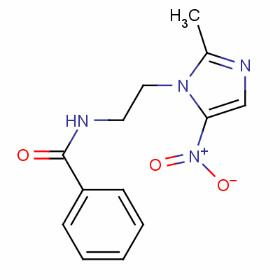 55455-18-0  N-[2-(2-Methyl-5-nitro-1-imidazolyl)-ethyl]-benza