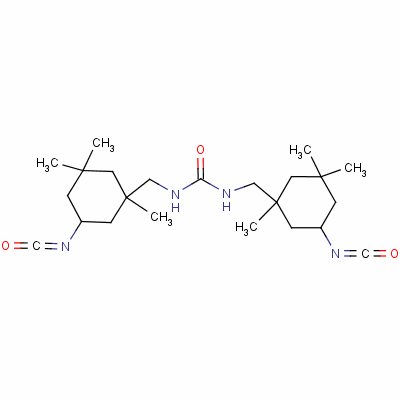 55525-54-7  3,3'-(ureylenedimethylene)bis(3,5,5-trimethylcyclohexyl) diisocyanate