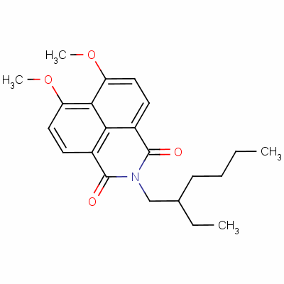 56148-88-0  2-(2-ethylhexyl)-6,7-dimethoxy-1H-benz[de]isoquinoline-1,3(2H)-dione