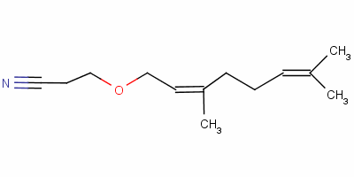 56505-03-4  3-[(3,7-dimethyl-2,6-octadienyl)oxy]propiononitrile