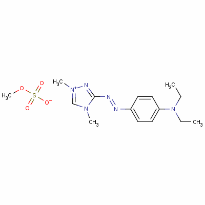 56935-85-4  3-[[4-(diethylamino)phenyl]azo]-1,4-dimethyl-1H-1,2,4-triazolium methyl sulphate