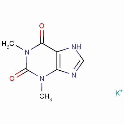 57533-87-6  3,7-dihydro-1,3-dimethyl-1H-purine-2,6-dione, potassium salt
