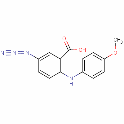 58101-30-7  5-azido-2-[(4-methoxyphenyl)amino]benzoic acid