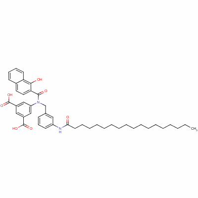 58162-63-3  5-[[(1-hydroxy-2-naphthyl)carbonyl][[3-[(1-oxooctadecyl)amino]phenyl]methyl]amino]phthalic acid