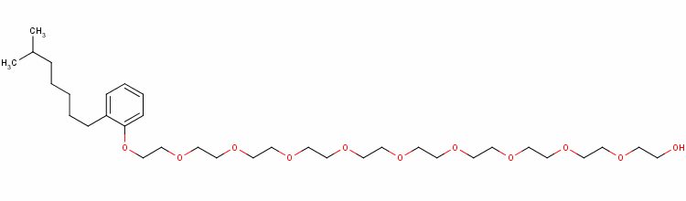 58253-61-5  29-(isooctylphenoxy)-3,6,9,12,15,18,21,24,27-nonaoxanonacosanol