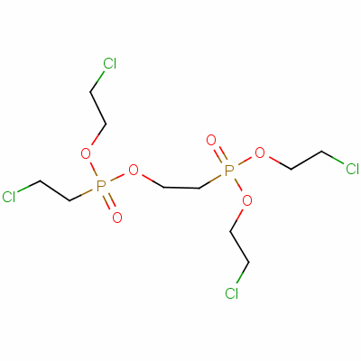 58823-09-9  bis(2-chloroethyl) [2-[[(2-chloroethoxy)(2-chloroethyl)phosphinyl]oxy]ethyl]phosphonate