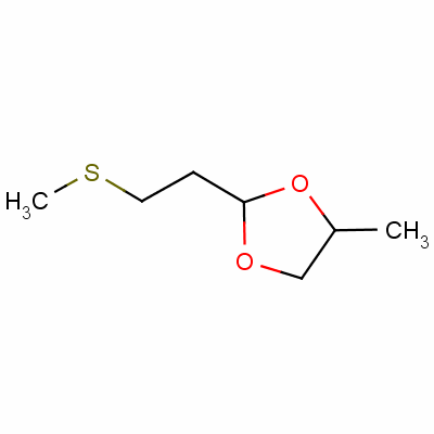 59007-89-5  4-Methyl-2-[2-(methylthio)ethyl] 1,3-dioxolane