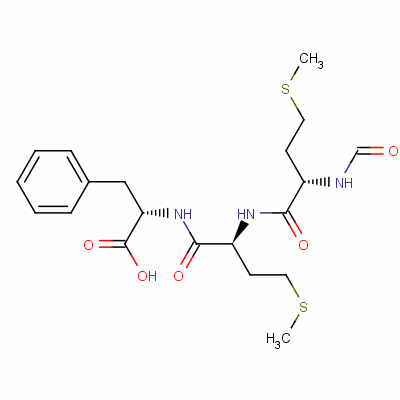 59881-05-9  N-formyl-L-methionyl-L-methionyl-L-phenylalanine