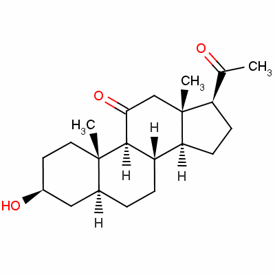 600-59-9  3-β-hydroxy-5-α-pregnane-11,20-dione