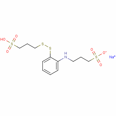 60067-58-5  sodium hydrogen 3-[[2-[(3-sulphonatopropyl)amino]phenyl]dithio]propane-1-sulphonate