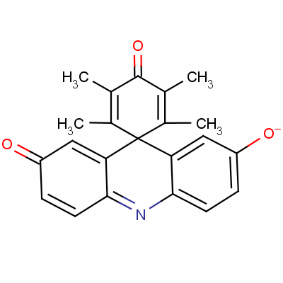60120-71-0  7-hydroxy-2',3',5',6'-tetramethylspiro[acridine-9(2H),1'-[2,5]cyclohexadiene]-2,4'-dione