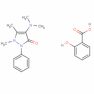 603-57-6  aminophenazone salisilat