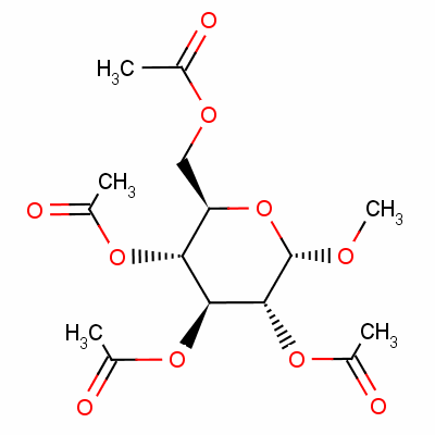 604-70-6  α-D-glükopiranozid-metil-tetraacetát