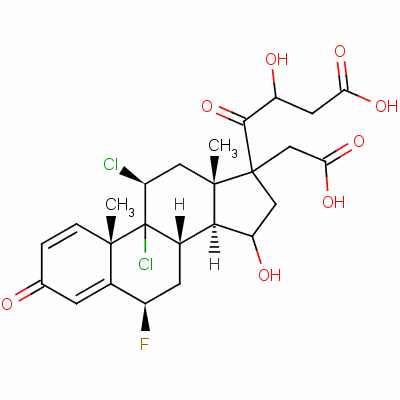 60864-41-7  9,11β-dichloro-6β-fluoro-17,21-dihydroxypregna-1,4-diene-3,20-dione 17,21-di(acetate)