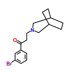 16228-63-0  3-(3-azabicyclo[3.2.2]non-3-yl)-1-(3-bromophenyl)propan-1-one