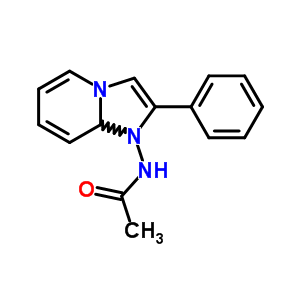 19770-20-8  N-(2-phenylimidazo[1,2-a]pyridin-1(8aH)-yl)acetamide