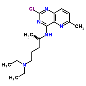 30212-54-5  N~4~-(2-chloro-6-methylpyrido[3,2-d]pyrimidin-4-yl)-N~1~,N~1~-diethylpentane-1,4-diamine