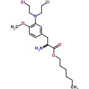 33043-46-8;34791-57-6  hexyl 3-[bis(2-chloroethyl)amino]-O-methyltyrosinate