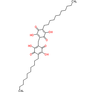 4370-68-7  2,2'-methanediylbis(3,6-dihydroxy-5-undecylcyclohexa-2,5-diene-1,4-dione)