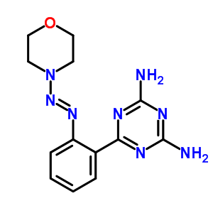 52745-14-9  6-{2-[(E)-morpholin-4-yldiazenyl]phenyl}-1,3,5-triazine-2,4-diamine