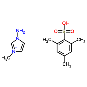 54558-28-0  3-methylimidazol-3-ium-1-amine; 2,4,6-trimethylbenzenesulfonic acid