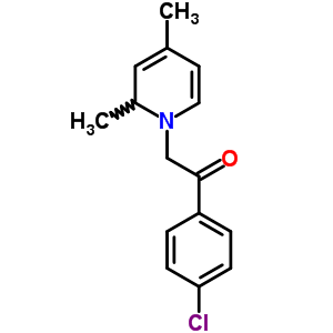 5459-15-4  1-(4-chlorophenyl)-2-(2,4-dimethylpyridin-1(2H)-yl)ethanone