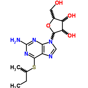 56964-83-1  6-(butan-2-ylsulfanyl)-9-pentofuranosyl-9H-purin-2-amine