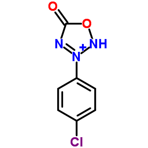 71339-71-4  3-(4-chlorophenyl)-5-oxo-2,5-dihydro-1,2,3,4-oxatriazol-3-ium