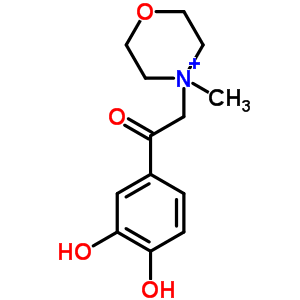 7460-51-7  4-[2-(3,4-dihydroxyphenyl)-2-oxoethyl]-4-methylmorpholin-4-ium