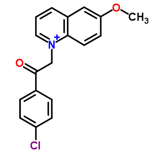 7477-83-0  1-[2-(4-chlorophenyl)-2-oxoethyl]-6-methoxyquinolinium