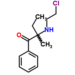 7508-89-6  2-[(2-chloroethyl)amino]-2-methyl-1-phenylbutan-1-one