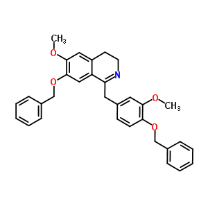 13397-03-0  7-(benzyloxy)-1-[4-(benzyloxy)-3-methoxybenzyl]-6-methoxy-3,4-dihydroisoquinoline