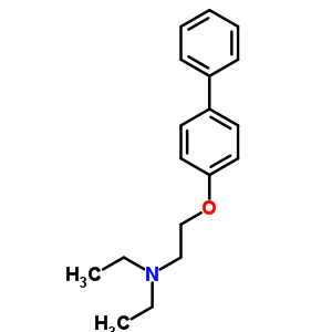 1507-12-6  2-(biphenyl-4-yloxy)-N,N-diethylethanamine