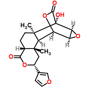20379-19-5  (2R,4aR,6aR,7S,7aS,8aS,9R,9aS,9bS)-2-(furan-3-yl)-7-hydroxy-6a,9b-dimethyldodecahydro-4H-9,7-(epoxymethano)[1]benzoxireno[3,4-f]isochromene-4,11-dione