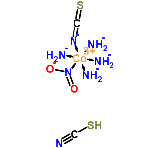 23835-09-8  cobaltic; azanide; thiocyanic acid; isothiocyanate; nitrite