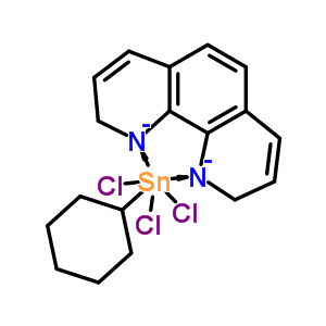 29153-18-2  2,9-dihydro-1,10-phenanthroline-1,10-diide; trichloro-cyclohexyl-stannane