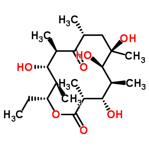 19270-26-9;24784-66-5;3225-82-9  14-ethyl-4,6,7,12-tetrahydroxy-3,5,7,9,11,13-hexamethyloxacyclotetradecane-2,10-dione (non-preferred name)