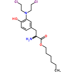 33043-49-1  hexyl 3-[bis(2-chloroethyl)amino]tyrosinate