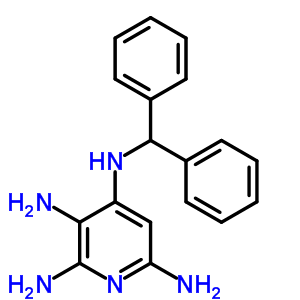 37436-98-9  N~4~-(diphenylmethyl)pyridine-2,3,4,6-tetramine