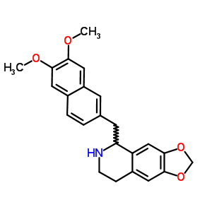 37708-12-6  5-[(6,7-dimethoxynaphthalen-2-yl)methyl]-5,6,7,8-tetrahydro[1,3]dioxolo[4,5-g]isoquinoline