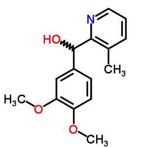 39574-32-8  (3,4-dimethoxyphenyl)(3-methylpyridin-2-yl)methanol