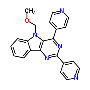 40899-96-5  5-(methoxymethyl)-2,4-di(pyridin-4-yl)-5H-pyrimido[5,4-b]indole